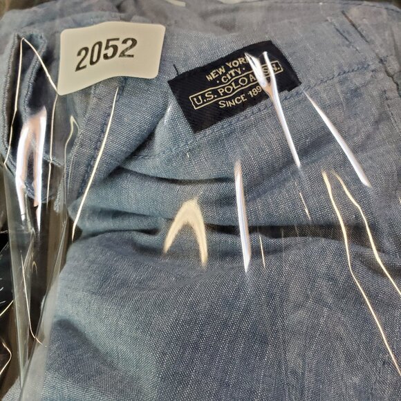 Polo Ralph Lauren Shirt Mens XXL Blue Long Sleeve Button Up Collar - Picture 8 of 8